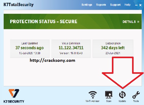 K7 Total Security License Key 